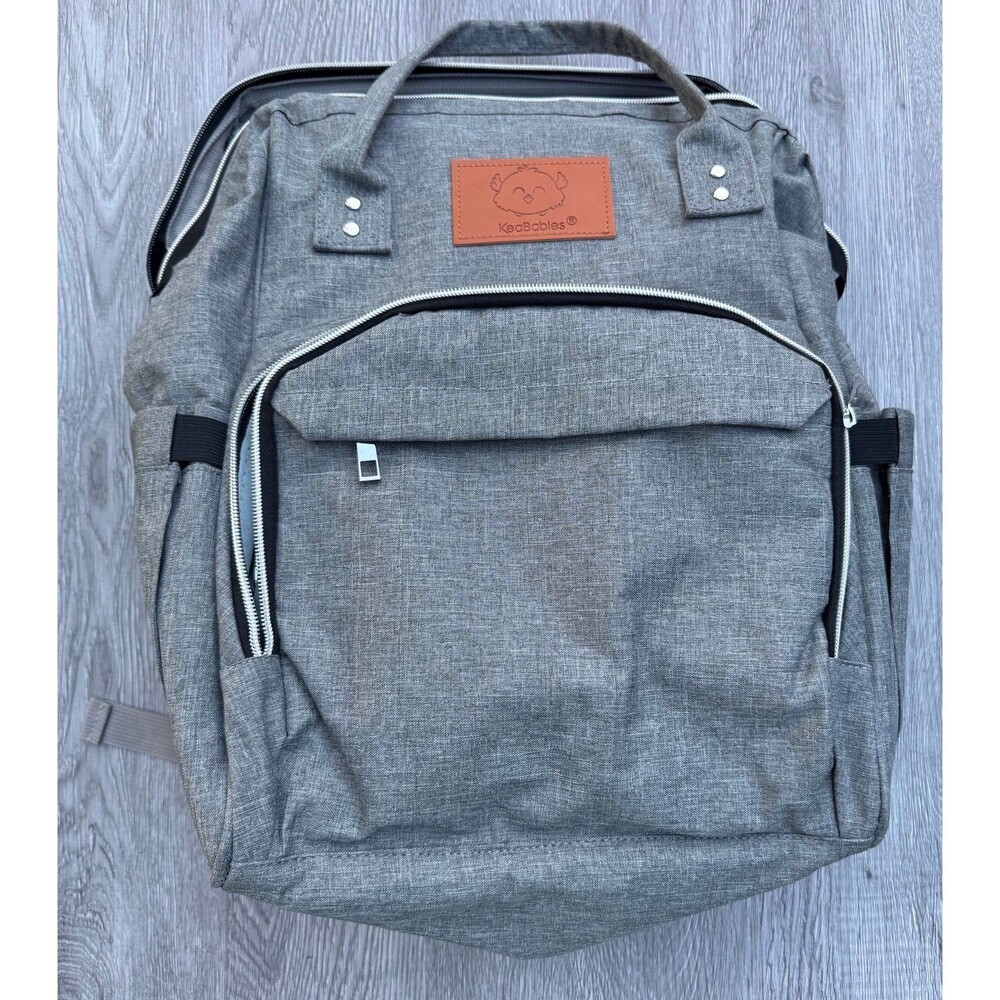 KeaBabies Original Diaper Backpack – Gray
